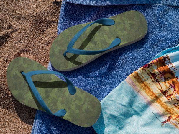 Alpine Army Flip Flops - ReadyFlipFlops.com