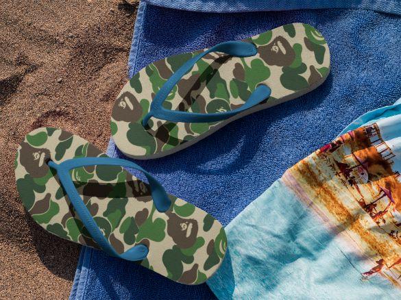 Army Dots Camofludge Flip Flops - ReadyFlipFlops.com