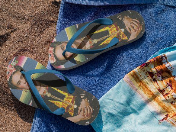 Awe Frida Flip Flops - ReadyFlipFlops.com