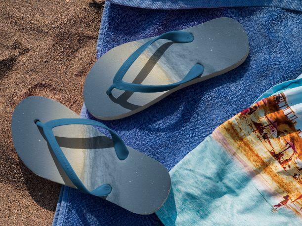 Awe Galaxy Flip Flops - ReadyFlipFlops.com