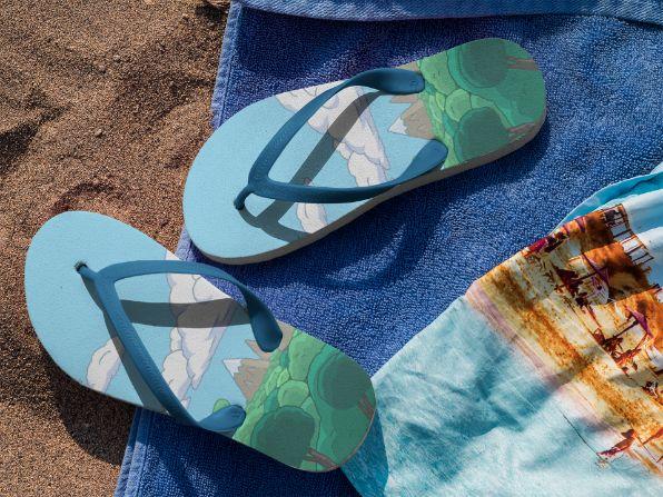 Awe Nature Flip Flops - ReadyFlipFlops.com