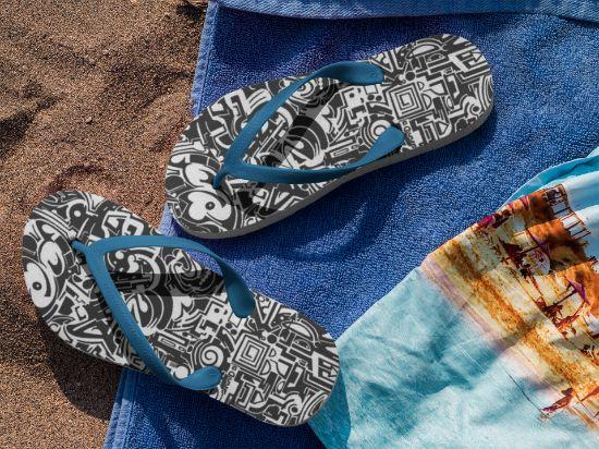 BW Flip Flops - ReadyFlipFlops.com