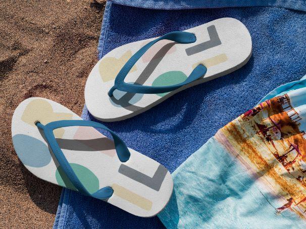 Birn to be wild Flip Flops - ReadyFlipFlops.com